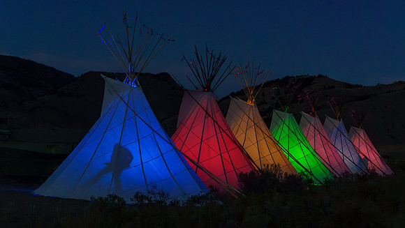 Crow Tribe Teepees