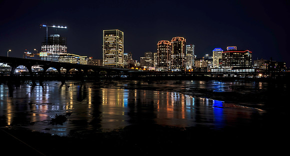 City Lights Across the James