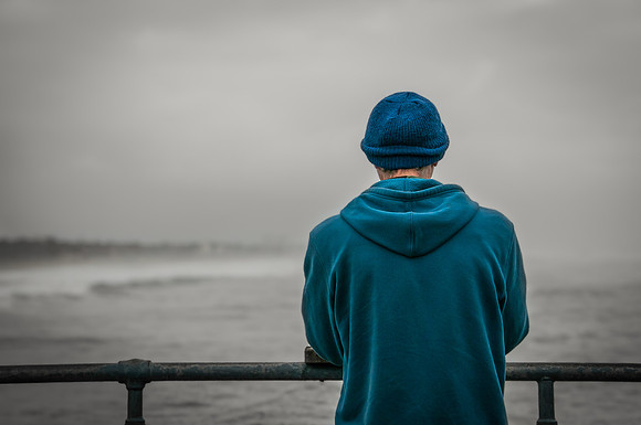 Man in Blue