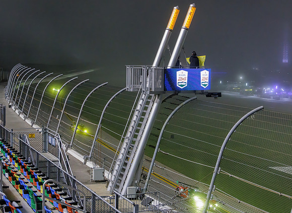 Fog Brings Caution in the Night