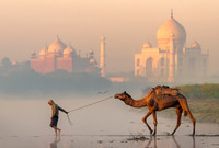 Taj Mahal at Sunrise