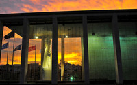 War Memorial Sunset