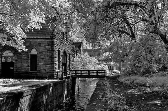 Old Pump House and Canal in IR
