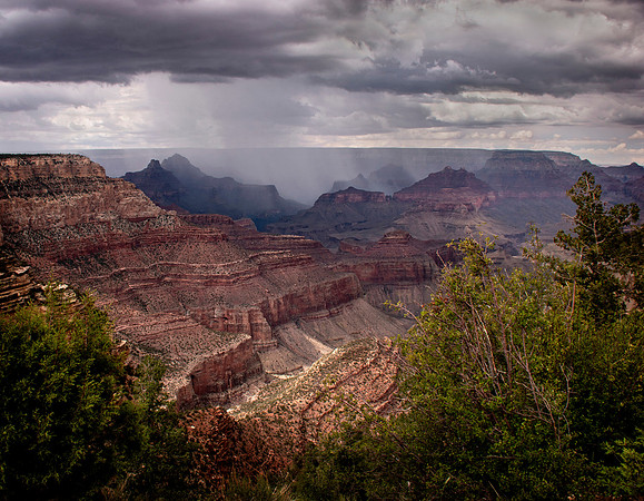 Rainstorm Over Grand Canyon - 2nd