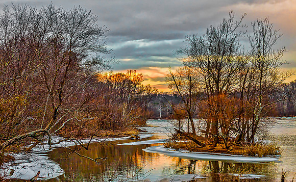 Winter on the James
