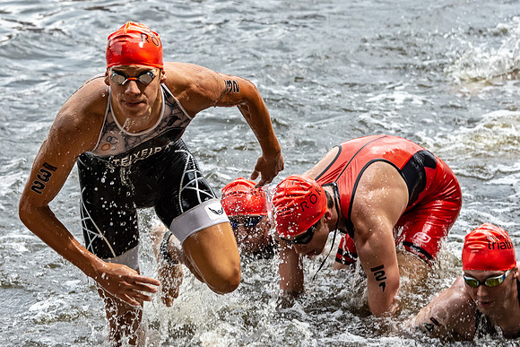 Finishing the Swim