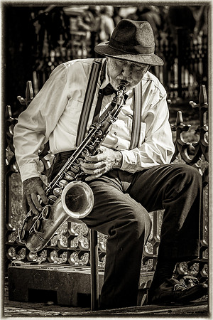 Saxophonist Vladimir Pinta