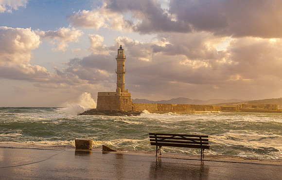 Sunrise, Chania Harbour