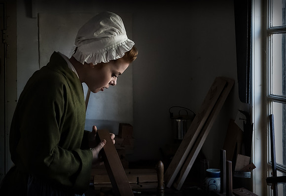 Girl in the Joinery Shop