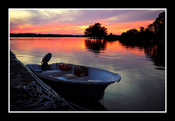 Docked at Sunset