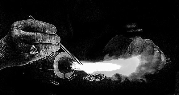 Hands, Fire, And Glass