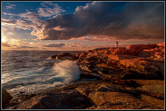 Surf and Lighthouse