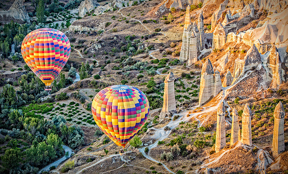 Balloons at Sunrise