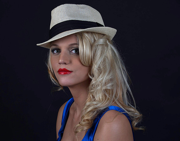 Blonde in a Fedora