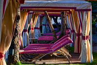 Cabanas in the Early Morning