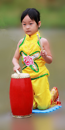 Playing the Drum X