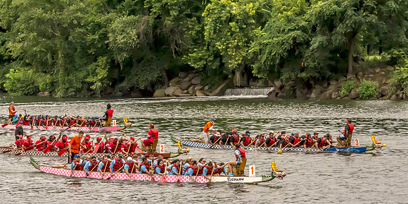 Boat Race on the James River