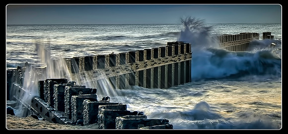 Breaking the Waves at Dawn