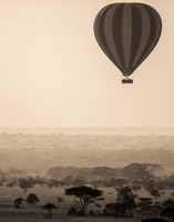 Balloon over the Serengetti
