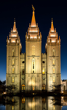 The Temple at Night