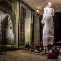 Contemplative Christmas Memory