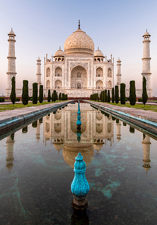Taj Mahal at Sunset
