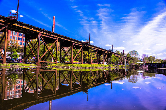 Old Bridge Reflection