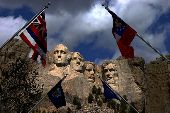 Mount Rushmore Framed