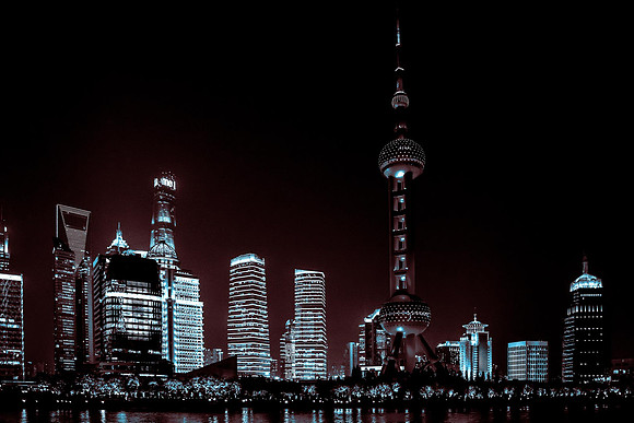 Shanghai at the dark