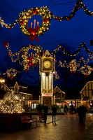 Christmas Town Clock