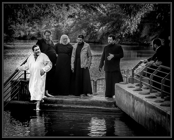 Ablution in Jordan River