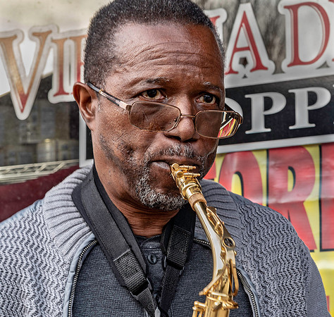 Musician on Cary St