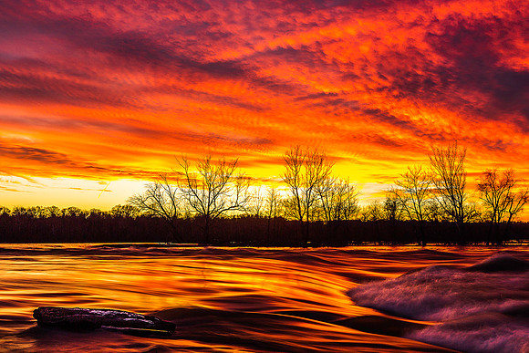 Fire on the James