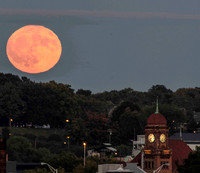 Harvest Moon over Main Street Station