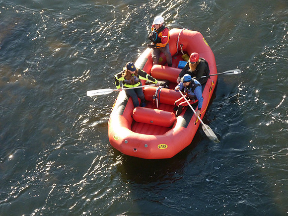 Rafting on the James