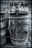 Bottles on a Barrel