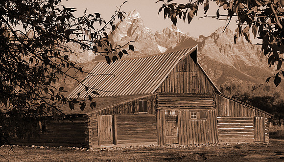 Barn at the Tetons