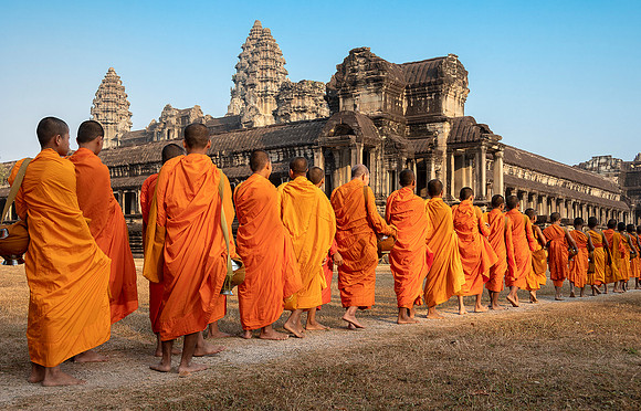 Holy Procession at Angkor Wat