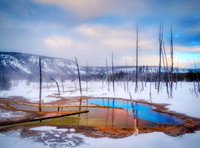 Black Sand Basin Hot Springs