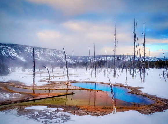 Black Sand Basin Hot Springs