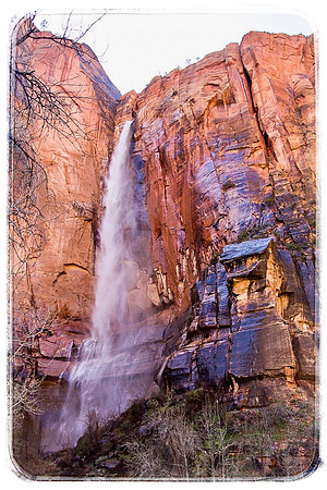 Waterfall at Zion N.P.