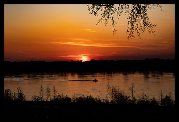 Sun Sets on the Old Man River