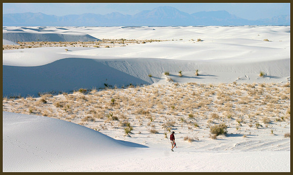White Sands exploring
