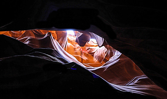 The Eye at Antelope Canyon
