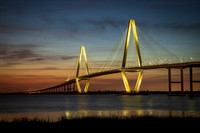 Illuminated Ravenel Bridge