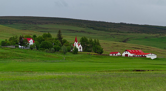 Farming Village in Iceland