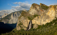 Bridalveil Falls & Cathedral Rocks