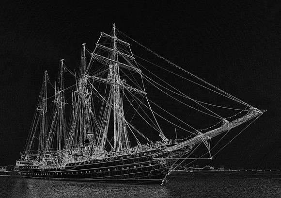 Tall ship's web