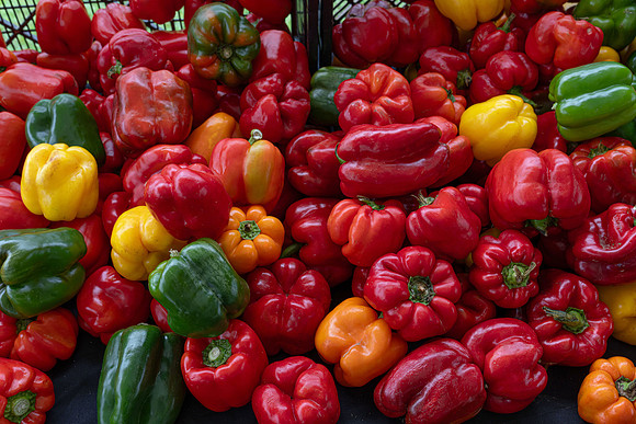 Vibrant Farmers Market Colors