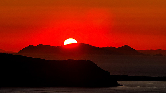 Apollo's Santorini Farewell